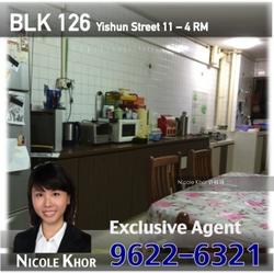 Blk 126 Yishun Street 11 (Yishun), HDB 4 Rooms #114440742